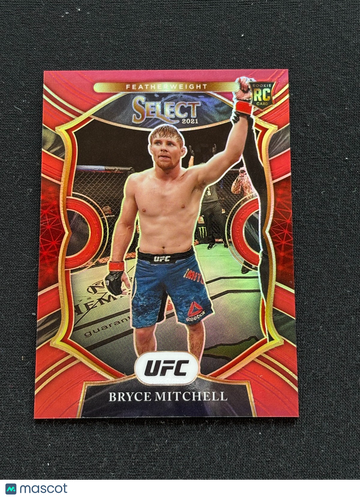 Bryce Mitchell 2021 Select Rookie Red Prizm