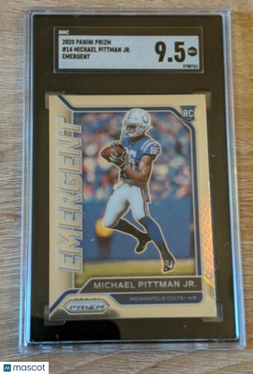 2020 Michael Pittman Jr #14 Prizm SGC 9.5