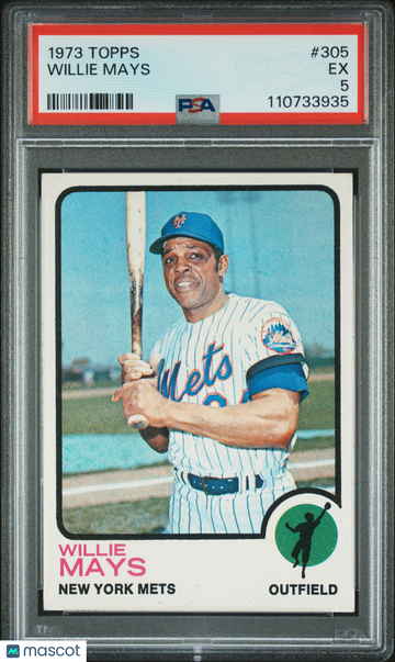1973 Topps Willie Mays #305 PSA 5