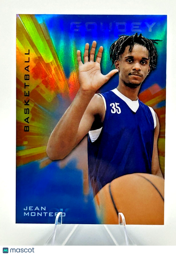2021 Upper Deck Goodwin Champions Jean Montero #G41 Blue Platinum Parallel/Variety Rookie Insert