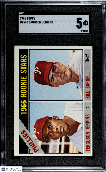 1966 Topps Ferguson Jenkins #254 SGC 5
