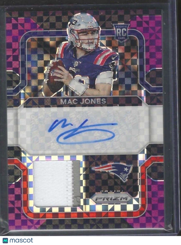 2021 Panini Prizm Mac Jones #D24-49 Power Prizm Rookie