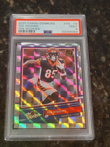 2020 Donruss Tee Higgins The Rookies RC #TR-TH PSA 9 MINT
