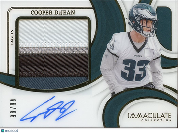 2024 Cooper Dejean Rookie Panini Authentic