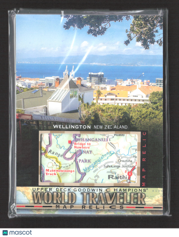2021 Upper Deck Goodwin Champions World Traveler Map Relics Map Relic #WT-324