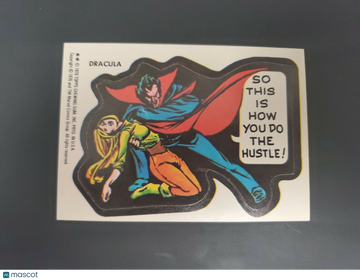 1986 Topps Marvel Super Heroes Stickers DRACULA
