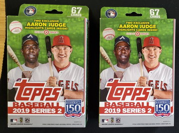 2019 Topps Series 2 Hanger Packs Vladimir Guerrero Fernando Tatis Jr. Pete Alonso Eloy Jimenez RC Target Judge Lot2x