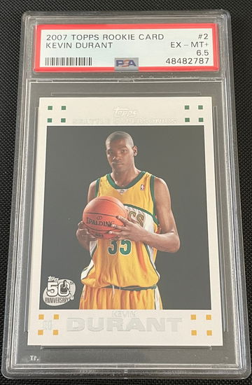 Kevin Durant 2007 Topps PSA 6.5