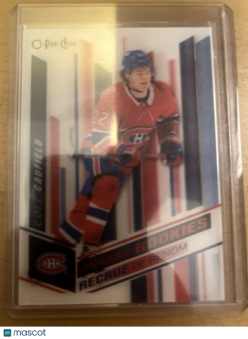 2021-22 O-Pee-Chee Cole Caufield #3D-CC 3D Marquee Rookies Rookie