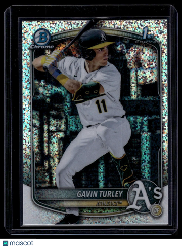 2025 Bowman Draft Gavin Turley #BDC-28 Chrome Sparkle Refractor