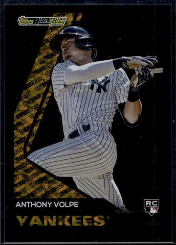 2023 Topps Update Black Gold Black Anthony Volpe #BG-10 RC /299