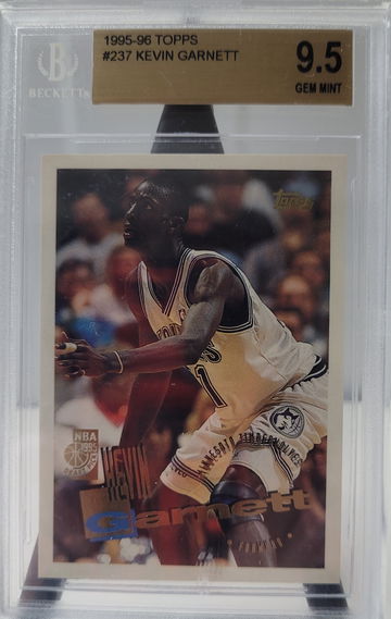 1995-96 topps kevin garnett #237 
