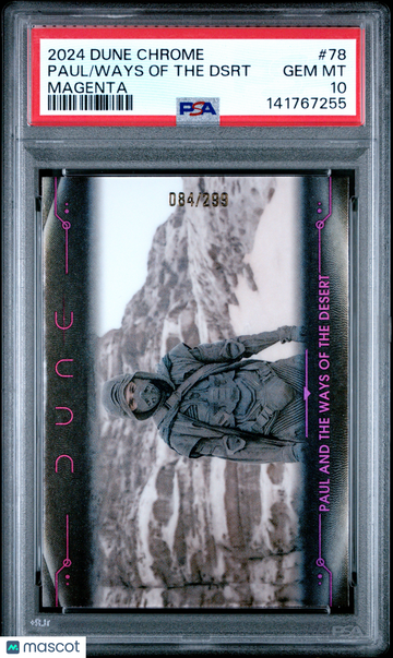 2024 Topps Chrome Dune Ways Of The Dsrt Paul #78 PSA 10