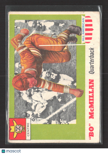 1955 Topps All-American Alvin "Bo" McMillan #47