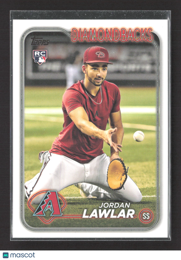 2024 Topps Series Two Jordan Lawlar #451 Gold Mirror Image Variation RC