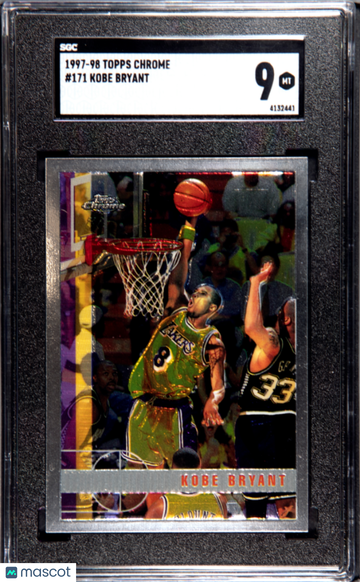 1997 Topps Chrome Kobe Bryant #171 SGC 9