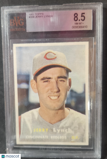 1957 Topps Jerry Lynch #358 BVG 8.5