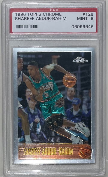 Shareef Abdul rahim 2006-07 topps chrome rc rookie psa 9