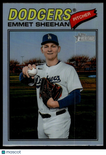 2026 Topps Heritage Emmet Sheehan #178 Chrome Refractors