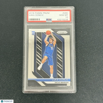 2018 Panini Prizm Luka Doncic #280 PSA 10