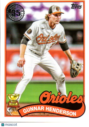 2024 Topps Gunnar Henderson #89B2-10 1989 Topps Baseball 35th Anniversary (Series Two)
