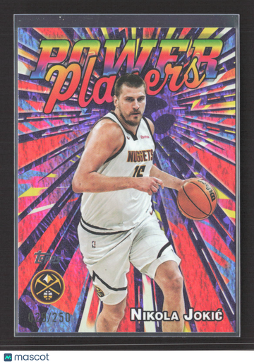 2025 Topps Power Players Nikola Jokić #PP-12 Purple /250