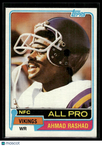 1981 Topps Ahmad Rashad #140