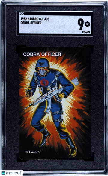 1982 Hasbro G.I. Joe Cobra Officer SGC 9