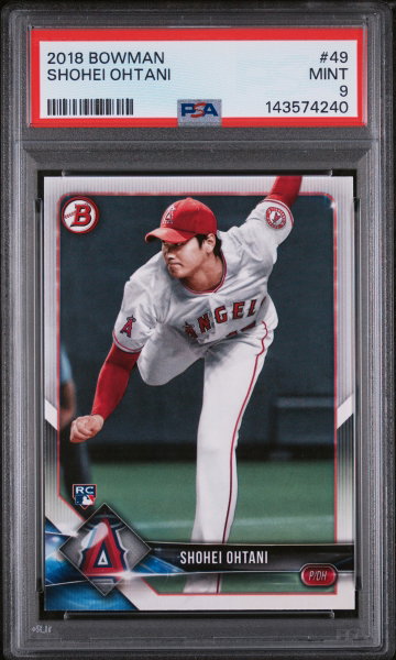 2018 Bowman Shohei Ohtani #49 PSA 9