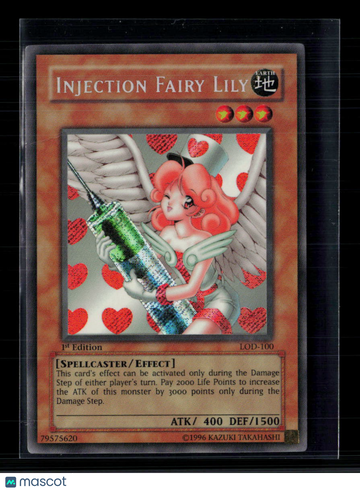 2003 Yu-Gi-Oh! Legacy of Darkness Injection Fairy Lily Secret Rare 1st Edition