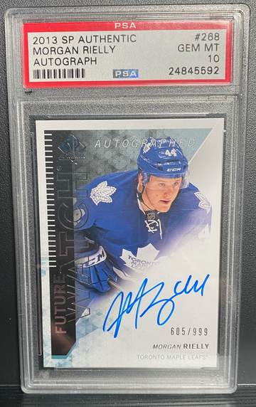 2013 SP Authentic Morgan Rielly Future Watch Auto PSA 10