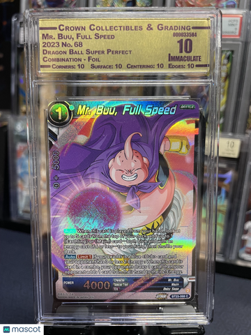 2023 Bandai Dragon Ball Super Perfect Combination Mr. Buu Foil CROWN 10