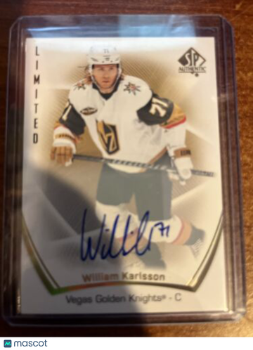2021 SP Authentic William Karlsson Print Short