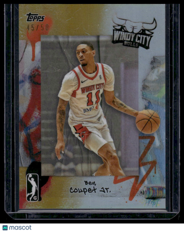 2025 Topps G League Ben Coupet Jr. #BV-54 Gold Chrome /50