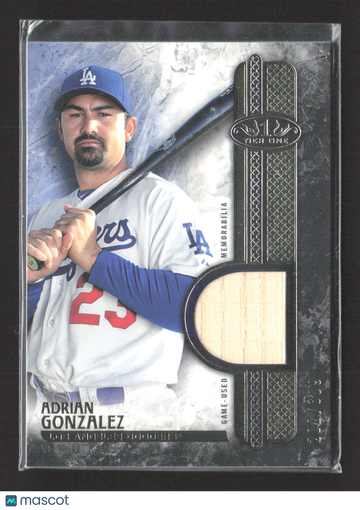 2016 Topps Tier One Adrian Gonzalez #T1R-AGN Game-Used Bat Relic