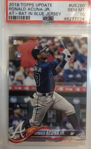 2018 Ronald Acuna topps update US250