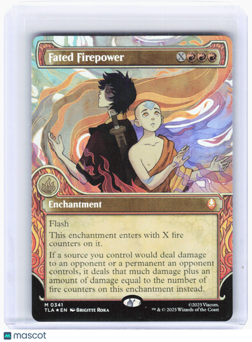 Avatar: The Last Airbender Fated Firepower (Showcase) Foil Mythic #341