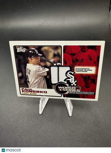 2006 Topps Series 1 Paul Konerko #WSR-PKU Authentic Game-Worn Uniform