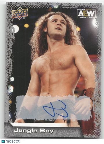 2022 Upper Deck AEW Jungle Boy #20 Autograph