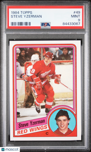 1984 Topps Steve Yzerman #49 PSA 9