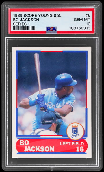 1989 Score Young Superstars Bo Jackson Series 1 PSA 10