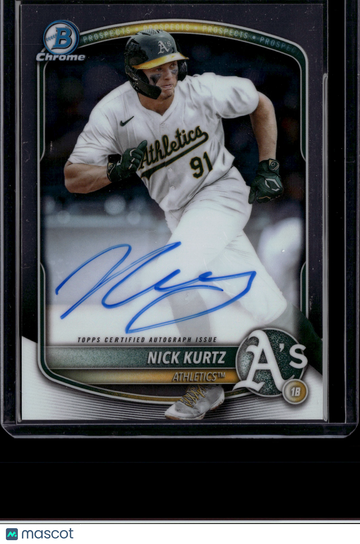 2025 Topps Bowman Chrome Nick Kurtz #CPA-NK