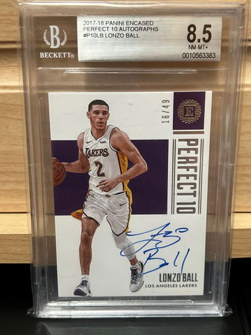 2017 Lonzo Ball auto rookie BGS 8.5