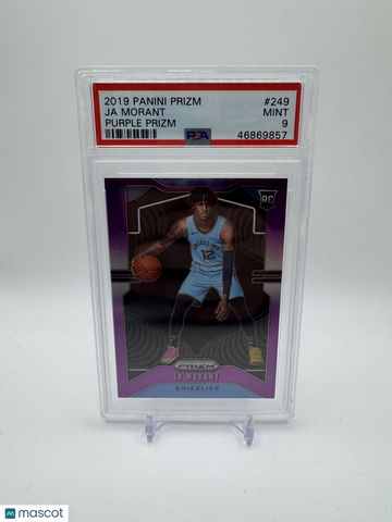 2019 Panini Prizm Ja Morant Purple PSA 9