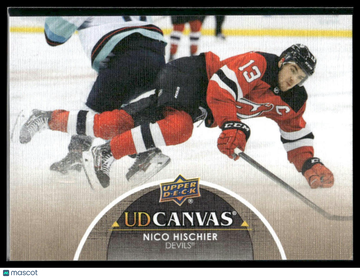 2021-22 Upper Deck Nico Hischier #C168 UD Canvas