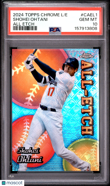 2024 Topps Chrome Logofractor Edition All-Etch Shohei Ohtani #CAEL1 PSA 10