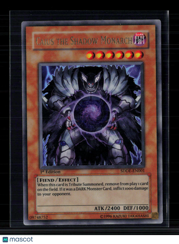 2008 Konami Structure Deck: The Dark Emperor Caius the Shadow Monarch 1st Edition