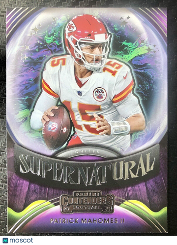 Patrick Mahomes II 2021 Contenders Supernatural #SN-PMA Kansas City Chiefs