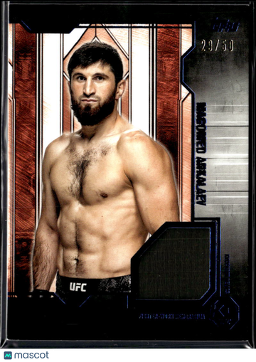 Magomed Ankalaev 2025 Topps UFC Knockout Knockout Relics Card Memorabilia Blue /50
