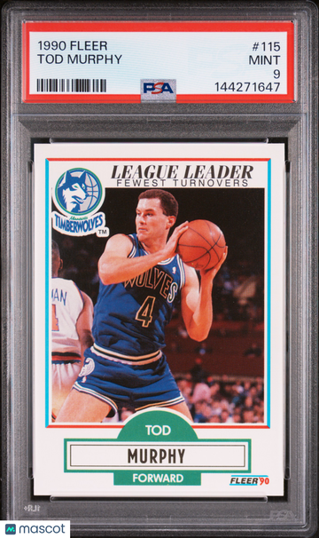 1990 Fleer Tod Murphy #115 PSA 9